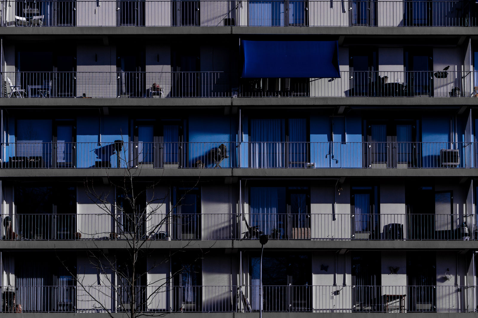 Edificio azul